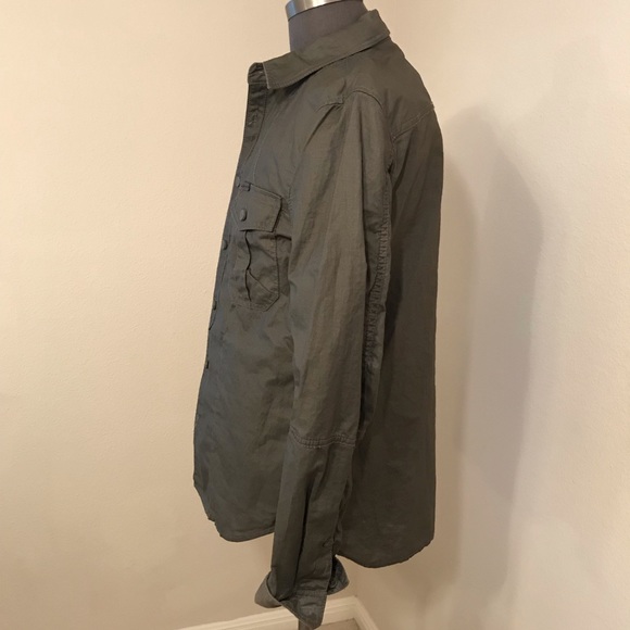 🆕 Armani Exchange Linen Shirt Jacket - Picture 5 of 8